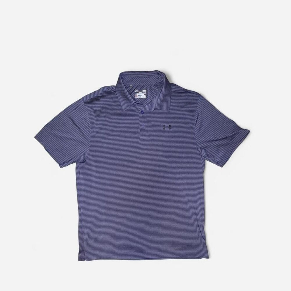 Under-armour Men's Purple and Grey Polo-shirts